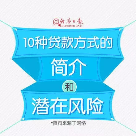 你可以不贷款，但你一定要懂贷款！10种贷款方式介绍！